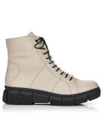 Rieker W X3428 béžové zateplené topánky