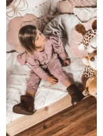 Dziecięce Ocieplane Botki Śniegowce Brązowe Gooby