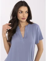 Blúzka D73761M11173A sivomodrá Blúzka D73761M11173A sivomodrá
