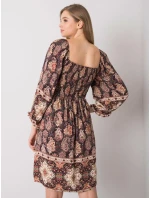 TW SK BI H3748 šaty.22X tmavo hnedá