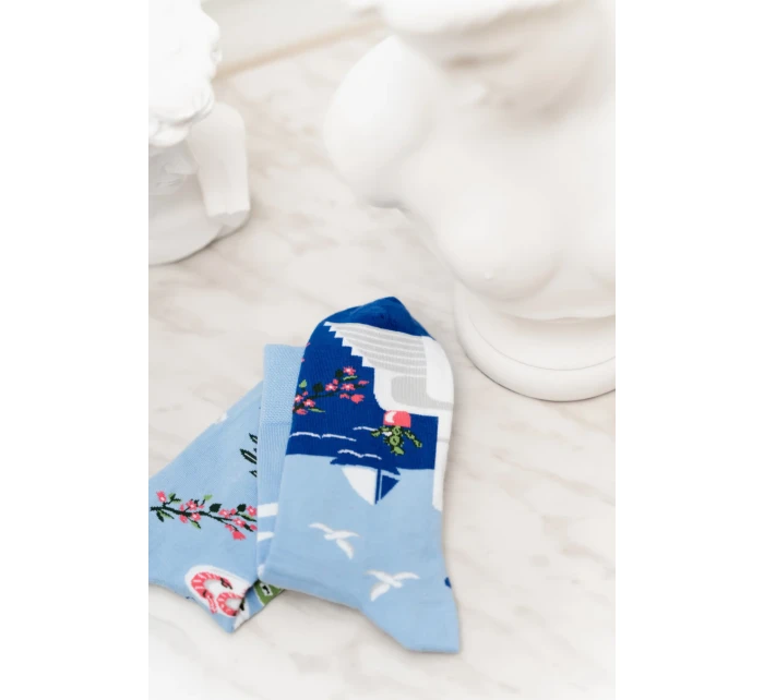 Ponožky Santorini 079-A069 Modrá - Viac