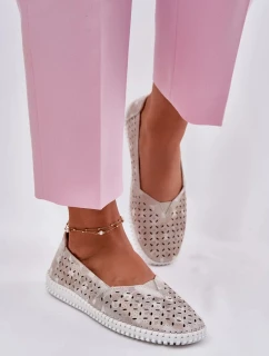 Dámske semišové čižmy Chulieta - zlaté/šedé