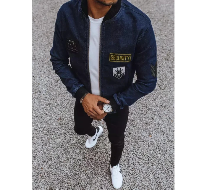 Pánska čierna bunda FashionStreet TX4108