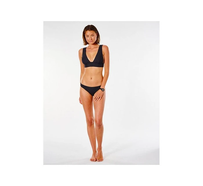 Plavková podprsenka RIP CURL Premium Surf Deep V čierna Plavková podprsenka RIP CURL Premium Surf Deep V čierna