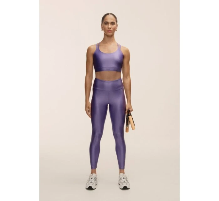 Casall dámske legíny Glitz High Waist Tights fialové - M Casall dámske legíny Glitz High Waist Tights fialové - M