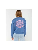 Mikina RIP CURL ICONS OF SURF RELAXED CREW, modrá