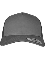 Flexfit 6506 5-panelová retro trucker čiapka 55.6506 charcoal Flexfit 6506 5-panelová retro trucker čiapka 55.6506 charcoal