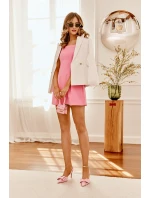 Zdobené lodičky s a mašlí růžové model 21699354 - Boto Zdobené lodičky s a mašlí růžové model 21699354 - Boto