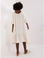 Sukienka DHJ SK model 18729916 jasny beżowy - FPrice