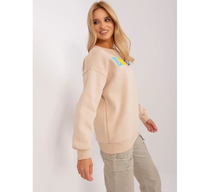 Bluza EM BL 617 model 18900596 beżowy - FPrice Bluza EM BL 617 model 18900596 beżowy - FPrice