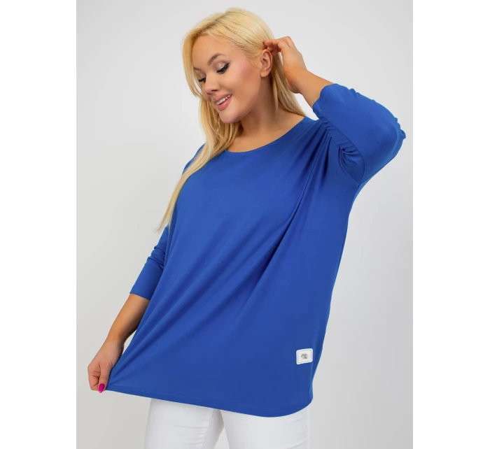 Bluzka RV BZ model 18522241 ciemny niebieski - FPrice Bluzka RV BZ model 18522241 ciemny niebieski - FPrice