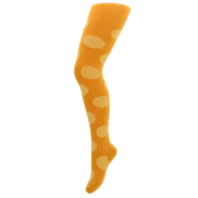 KIDDY - Vzorované pančuchy 2-6 ročné dievčatá ŽLTÁ 104-110