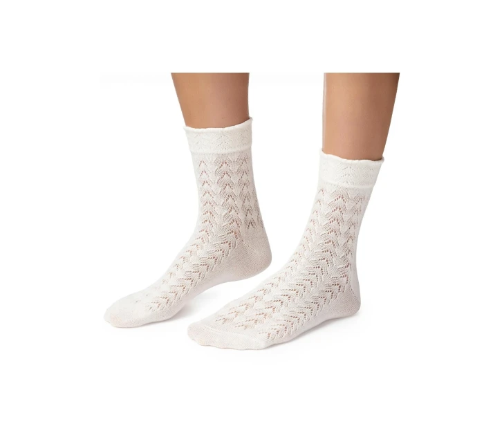 Ponožky model 22021274 Ažurové 3540 - Steven