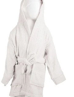 The One Towelling Kids Bathrobe Detský župan 48.1013 biely