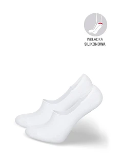 Pánské ponožky Microstopky bavlněné bílé