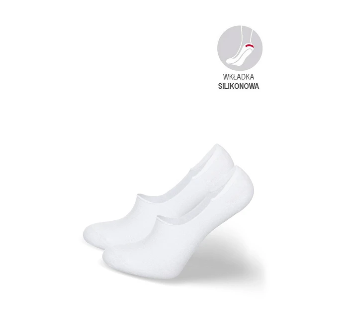 Pánské ponožky Microstopky bavlněné bílé