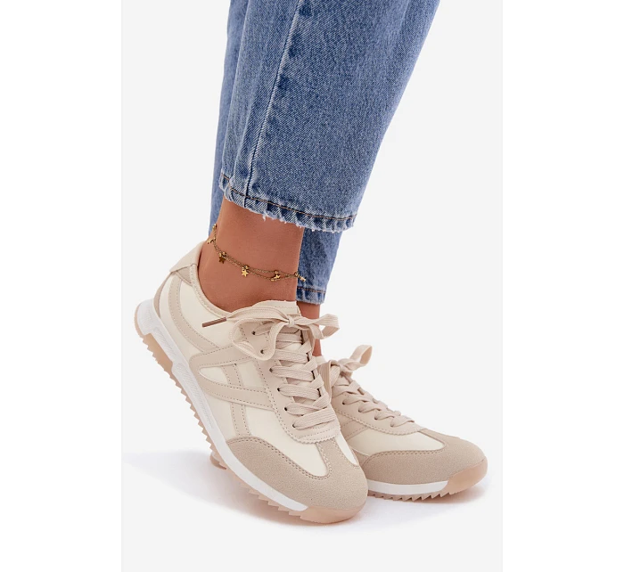 Dámské tenisky model 22099994 béžové - VINCEZA