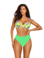 Dámske dvojdielne plavky Hawaii 7 S940HA7-3 žlto-zelené - Self