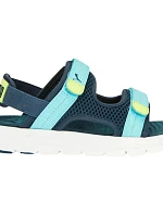 Detské športové sandále Evolve Jr 390449 02 Tmavomodré so svetlomodrou a žltou - Puma