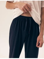 Pánske pyžamové nohavice 2PACK Mode 43030-59X Dark Blue s modrou - Henderson Pánske pyžamové nohavice 2PACK Mode 43030-59X Dark Blue s modrou - Henderson