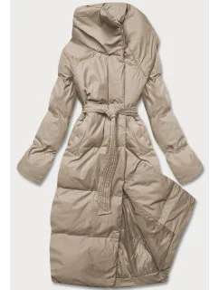 Béžová dámská zimní  bunda model 21245837 - J.STYLE