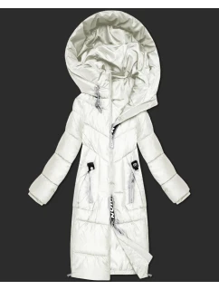 Zimná bunda S'West do polovice stehien v ecru farbe (B/R8535-26)