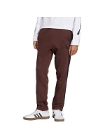 Pánské kalhoty Essentials 3Stripes Fleece hnědé model 21342770 - ADIDAS