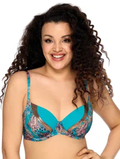 Dámská plavková podprsenka SK 141 TURQUOISE MAXI