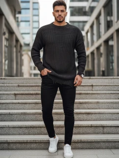 Pánsky tmavosivý sveter FashionStreet WX1964