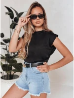Dámské tričko černé model 21975829 - Dstreet