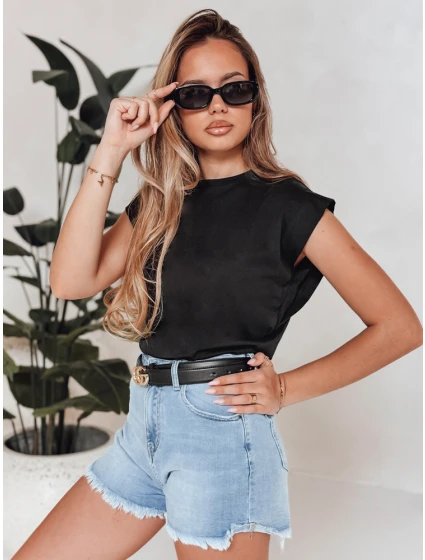 Dámské tričko černé model 21975829 - Dstreet