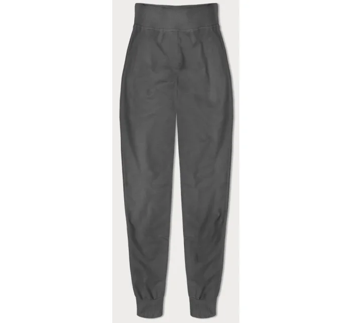 Tmavosivé tenké teplákové nohavice (CK03-5)