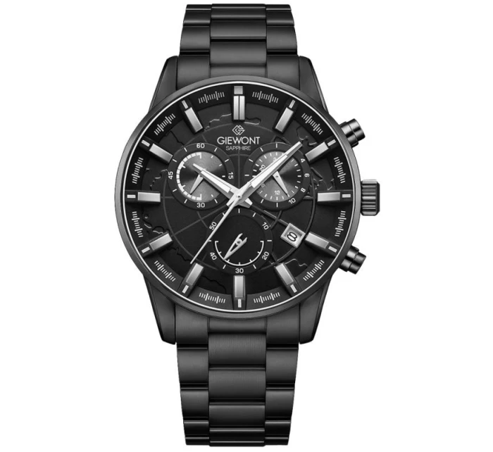 Pánské hodinky Chronograph Sapphire Black model 21807511 - Giewont Pánské hodinky Chronograph Sapphire Black model 21807511 - Giewont
