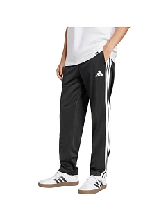 Pánske nohavice adidas 3-Stripes Tricot Regular-Fit Open Hem Black JI8802