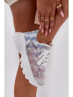 Sneakersy Damskie Z Szydełkową Cholewką Multikolor Jelhiris Sneakersy Damskie Z Szydełkową Cholewką Multikolor Jelhiris