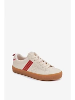 Dámske tenisky z eko kože Big Star TT274307 light beige Dámske tenisky z eko kože Big Star TT274307 light beige