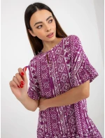 Dámske šaty D73771M30306C fialové - FPrice