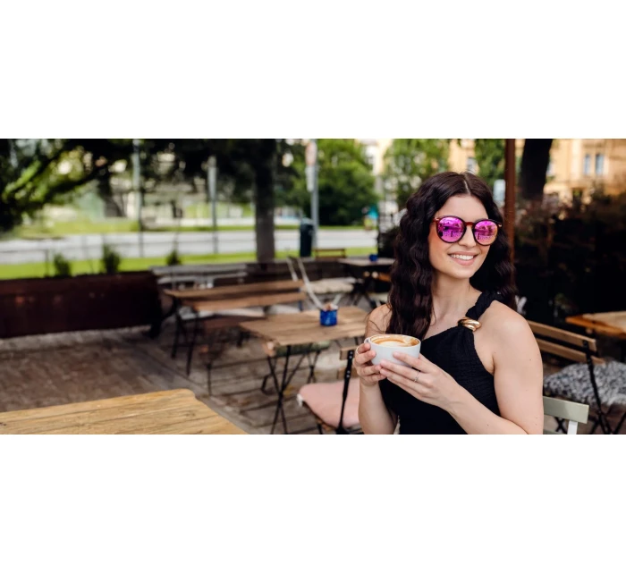 Dámske slnečné okuliare Vuch Foxy Dotty Mocha