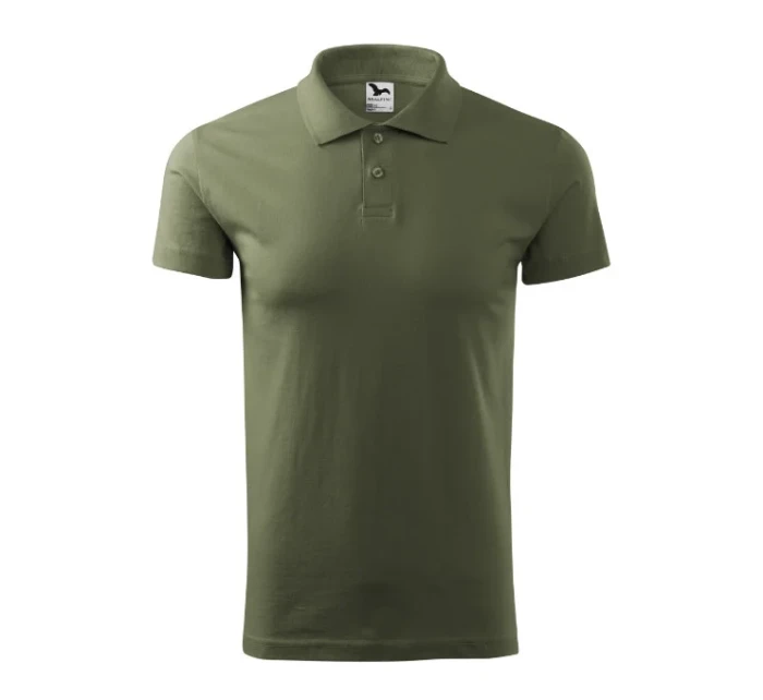 Single J. pánske polo tričko khaki