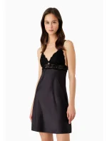 Dámská noční košilka  00020 černá  model 19015172 - Emporio Armani