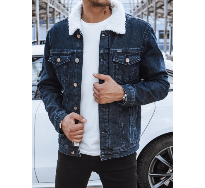 FashionStreet pánska tmavomodrá bunda TX4109