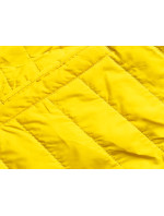 Kaki-žltá obojstranná dámska bunda (CAN-620BIG)