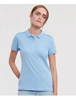 Dámské elastické piqué polo 10. classic red model 22473821 - Russell Athletic Dámské elastické piqué polo 10. classic red model 22473821 - Russell Athletic