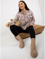 Blúzka D70039Z11082A svetlo béžová