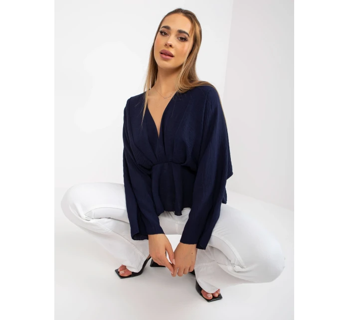 Blúzka DHJ BZ 11979.67 tmavo modrá Blúzka DHJ BZ 11979.67 tmavo modrá