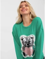 Halenka LK BZ tyrkysová model 17828153 - FPrice Halenka LK BZ tyrkysová model 17828153 - FPrice