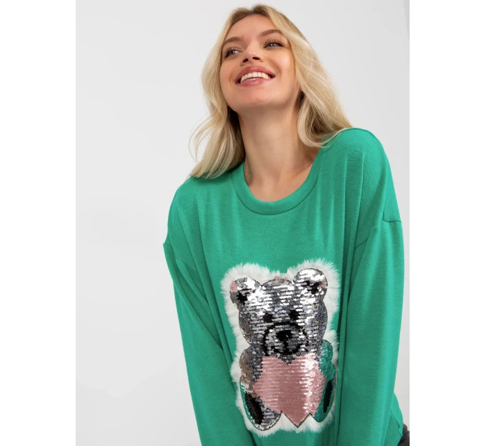 Halenka LK BZ tyrkysová model 17828153 - FPrice Halenka LK BZ tyrkysová model 17828153 - FPrice