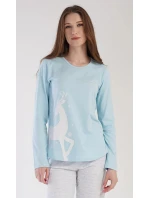 Dámske dlhé pyžamo Jelen - Vienetta