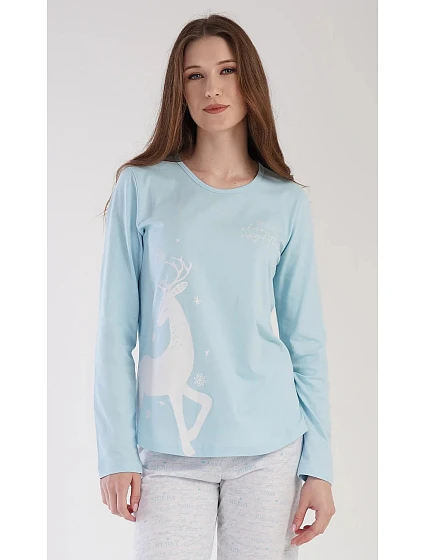 Dámské pyžamo dlouhé model 21764640 - Vienetta