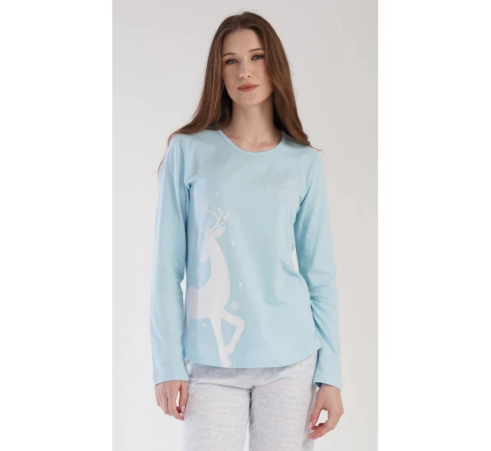 Dámske dlhé pyžamo Jelen - Vienetta